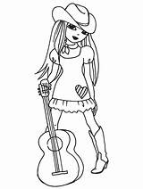 Cowgirl Free Printable Coloring Page  Pages sketch template