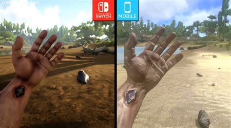 Here's A Switch Handheld Versus Mobile Comparison Of ARK: Survival ...