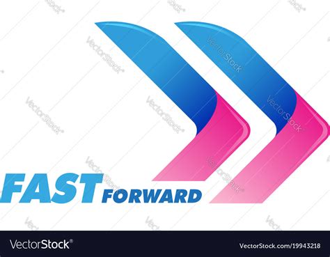 Fast forward symbol Royalty Free Vector Image - VectorStock