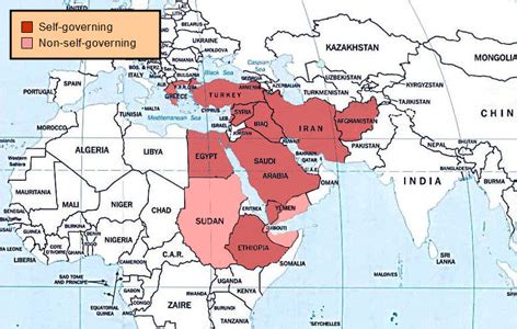 Palestine On Middle East Map