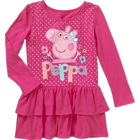 Toddler Girls Peppa Pig Pink Ruffle Dress New with Tags Size 2T Nick Jr Kids #PeppaPig # ...