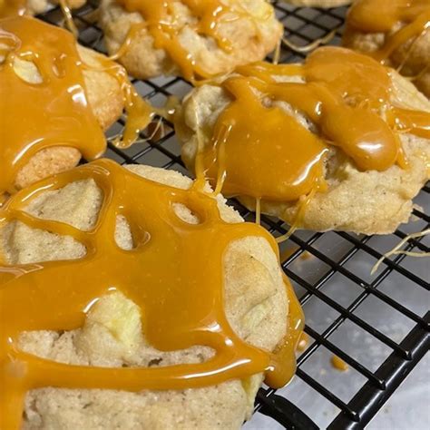 Chewy Caramel Apple Cookies | ThriftyFun