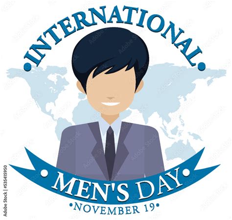 International Mens Day Poster Design Stock Vector | Adobe Stock