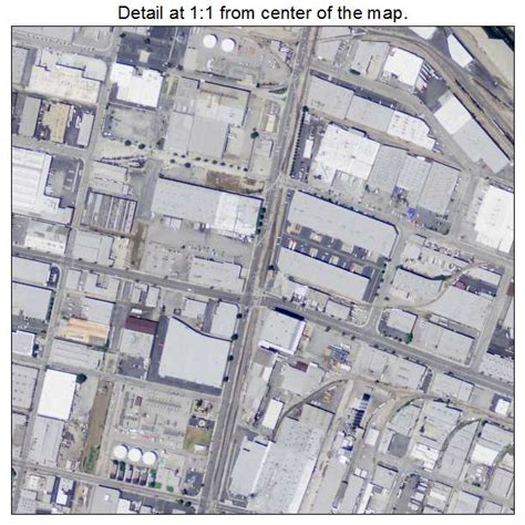 Aerial Photography Map of Vernon, CA California