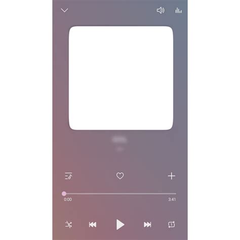 Aesthetic Spotify Template Png