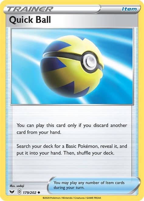 Quick Ball - SWSH01: Sword & Shield Base Set - Pokemon