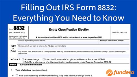 Irs Form 8832 Fillable Form - Printable Forms Free Online