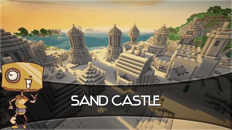 Minecraft Let's Build - a Sand Castle! Part 1 - YouTube