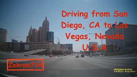 Distance Between Las Vegas And San Diego By Car - Car Retro