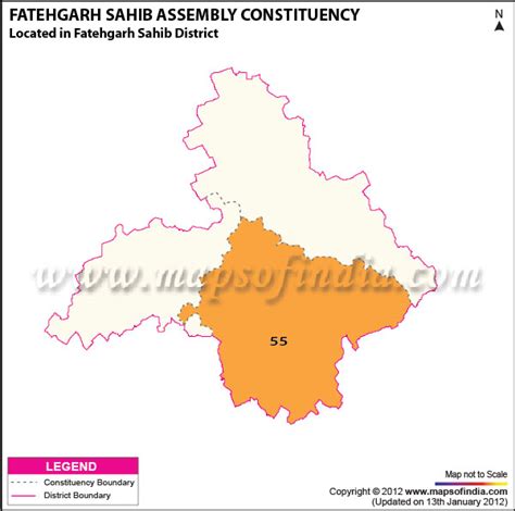 Fatehgarh Sahib Assembly Constituency Map, Fatehgarh Sahib Election 2017 Results