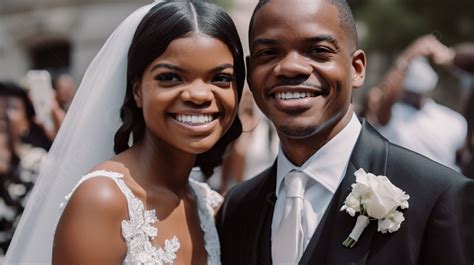 Man And Woman Smiling At Their Wedding Background, Candace Owens ...