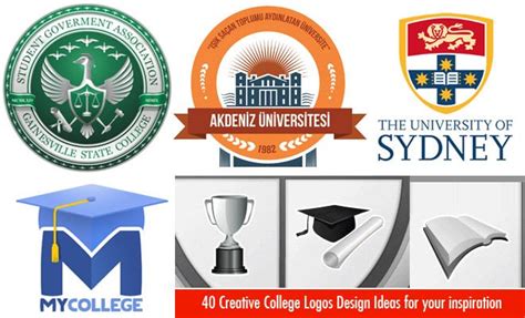 40 Creative College Logos Design Ideas for your inspiration | College ...