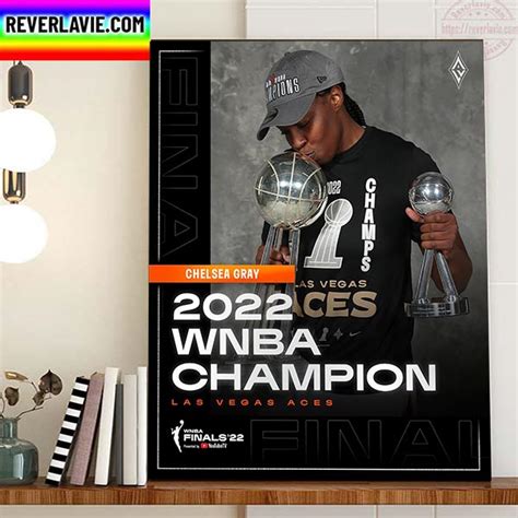 Las Vegas Aces Champs 2022 WNBA Champions x Chelsea Gray Home Decor Poster Canvas - REVER LAVIE