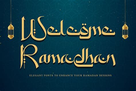 Welcome Ramadhan Display Font - Free Download