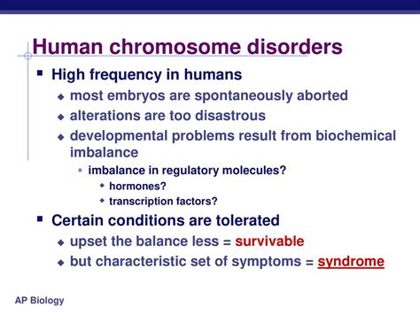 Chromosomal Abnormalities - ppt download