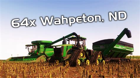 ENG|PC|FS19 HARVEST - 64x Map - Wahpeton, ND by NDMM - YouTube