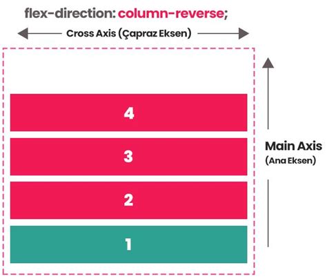 Flex Direction CSS Özellikleri | Row , Row-Reverse, Column