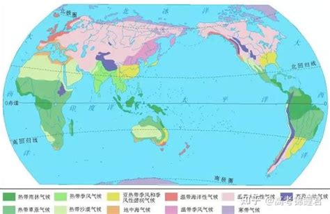 高中地理各种气候类型分布图汇总！ - 知乎