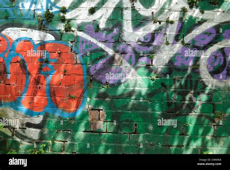Graffiti On Brick Wall High Resolution Stock Photography and Images - Alamy