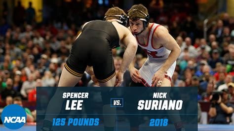 Spencer Lee vs Nick Suriano: 2018 NCAA title (125 lbs.) - Win Big Sports