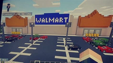 Minecraft Wal-Mart | Walmart, Minecraft, Building