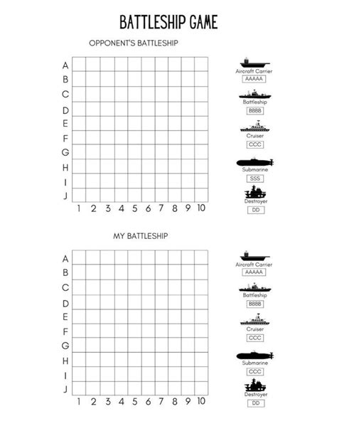 Free Battleship Printable PDF - OriginalMOM | Paper games for kids, Pen ...