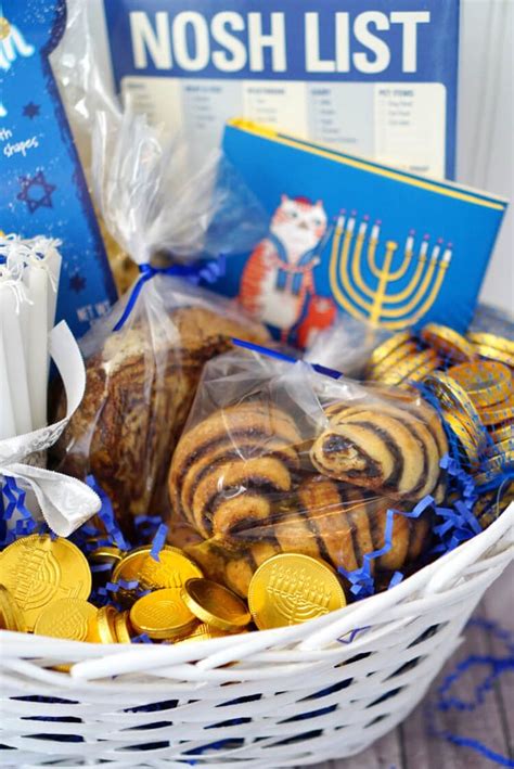 https://www.happinessishomemade.net/hanukkah-gift-basket-world-market/ | Hanukkah gifts ...