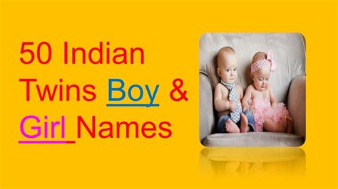 Indian Twins Baby Boy & Girl Names - YouTube