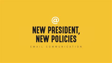 New President, New Policies - Single Topic Email | Snappy Kraken