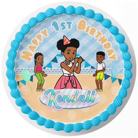 Gracies Corner RD Edible Cake Toppers Round – Ediblecakeimage