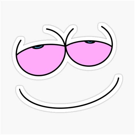 "Stoned eyes n smile" Sticker for Sale by SoKen | Redbubble