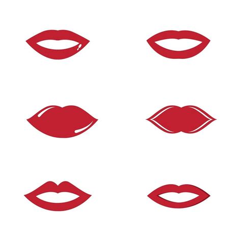 Lips icon cosmetic logo vector template 2952016 Vector Art at Vecteezy