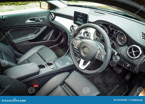 Mercedes-Benz GLA 200 Interior Editorial Stock Photo - Image of luxury, modern: 93293383