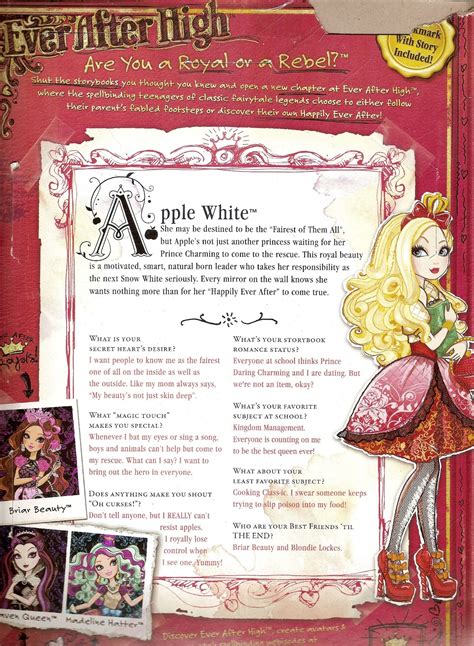 Voicething: Review: Ever After High -- Apple White