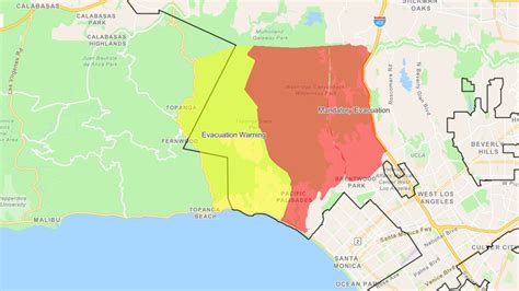 91 Freeway Brush Fire Map - Map