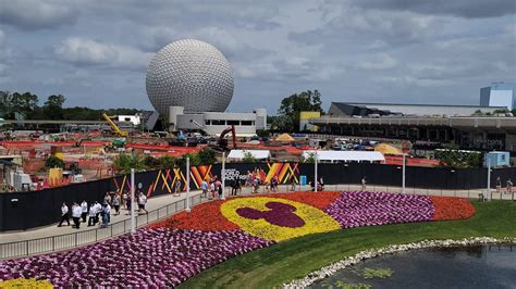 Aerial view of the Moana Journey of Water Construction in Epcot | Chip ...