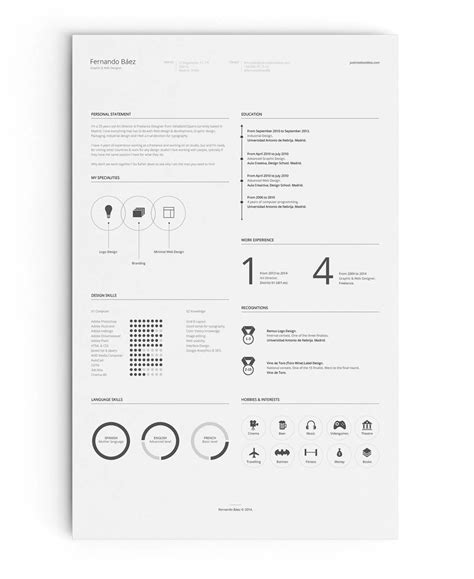 15+ Clean Minimalist Resume Templates (Sleek Design)