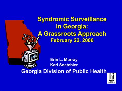 Syndromic Surveillance in Georgia: A Grassroots Approach