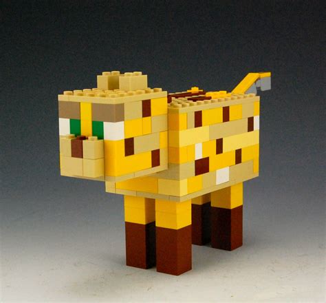 Lego Minecraft Ocelot by BrickBum Lego Minecraft, Minecraft Creations, Ocelot, Jenga, Rubiks ...