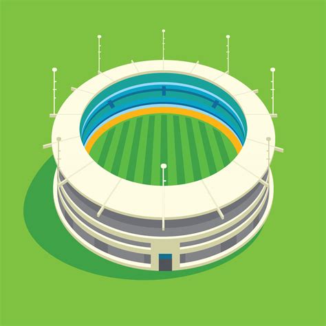 Cricket Stadium 3D Illustration 463657 Vector Art at Vecteezy