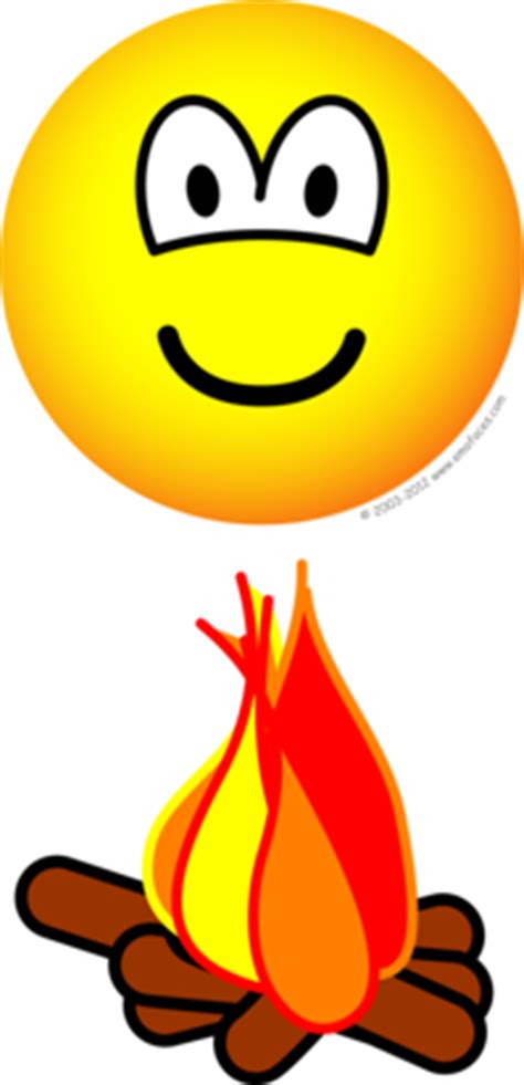 Campfire emoticon : Emoticons @ emofaces.com