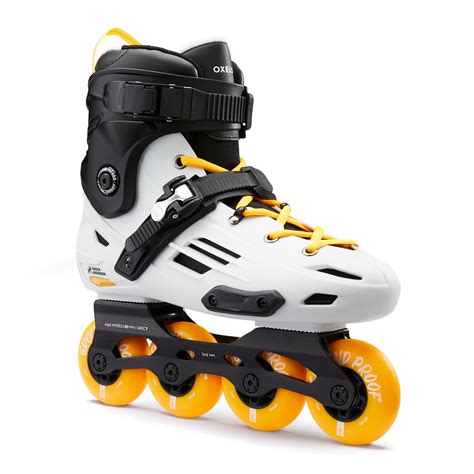 Adult Inline Skate MF 500 - White Yellow