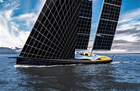 Sun-Powered Sailboat: Yacht Features Flexible Solar Sails | Gadgets ...