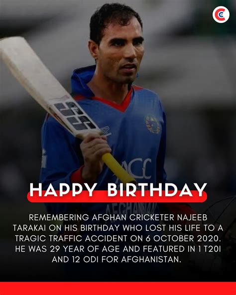 Cricket clue - Happy Birthday Najeeb Tarakai😓 ...