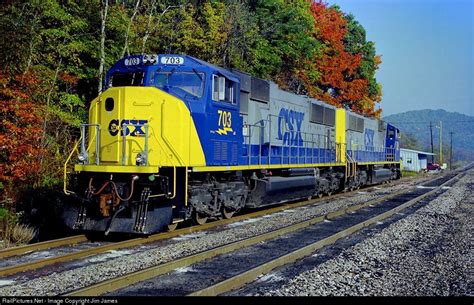 CSXT 703 CSX Transportation (CSXT) EMD SD70MAC at Cowen, West Virginia by Jim James | Csx ...