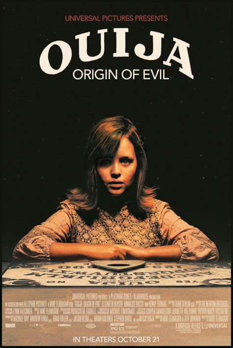 Ouija: Origin of Evil (2016) by Mike Flanagan | Classic horror movies posters, Horror movies ...