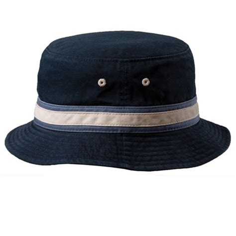 STETSON Everett 100% Cotton Bucket Hat Summer Brim Foldable Travel Cap Packable