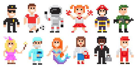 Simple Pixel Art Character