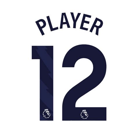 2023-25 Premier League Navy Player Size Custom Name Set – Premier Shirt Printing