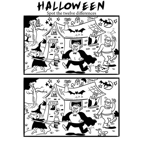 Printable Halloween Hidden Pictures - Printable Word Searches